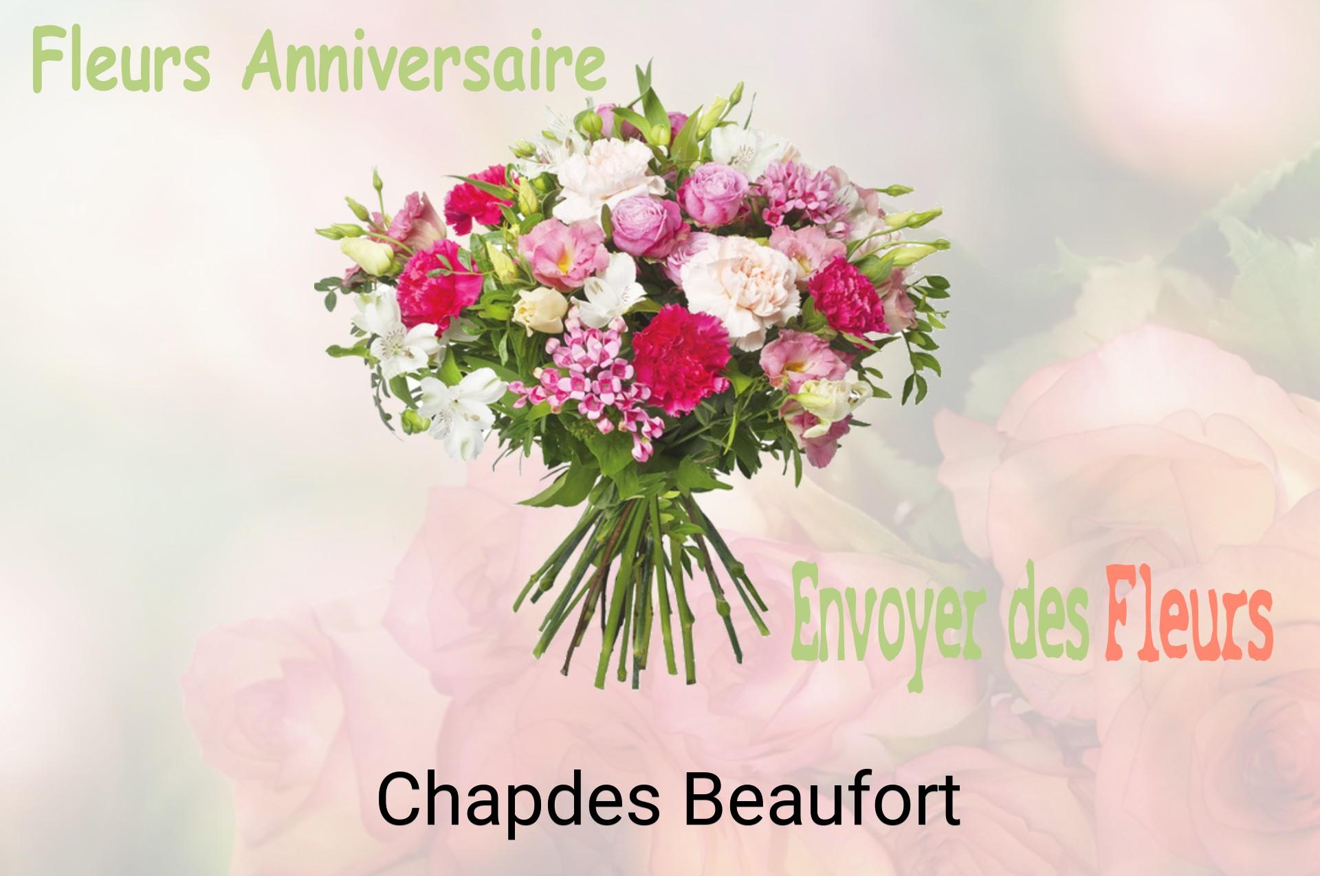 Bouquet de fleurs d’anniversaire livré à Chapdes-Beaufort